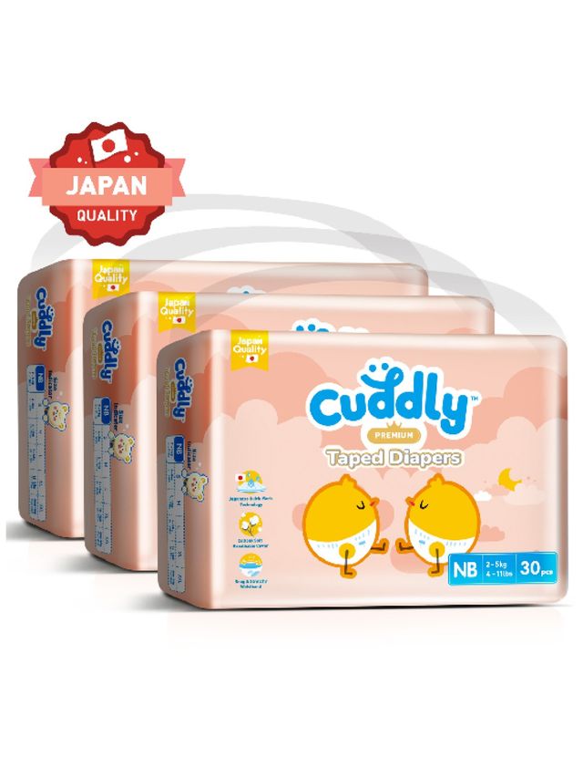 Cuddly [NEW and IMPROVED] Premium Japanese Baby Dia…